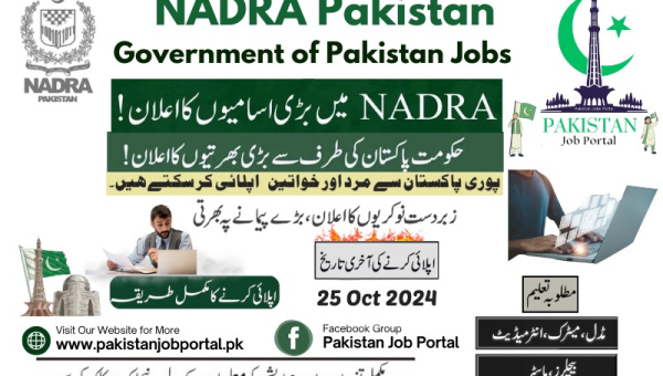 Jobs in NADRA Pakistan 2024